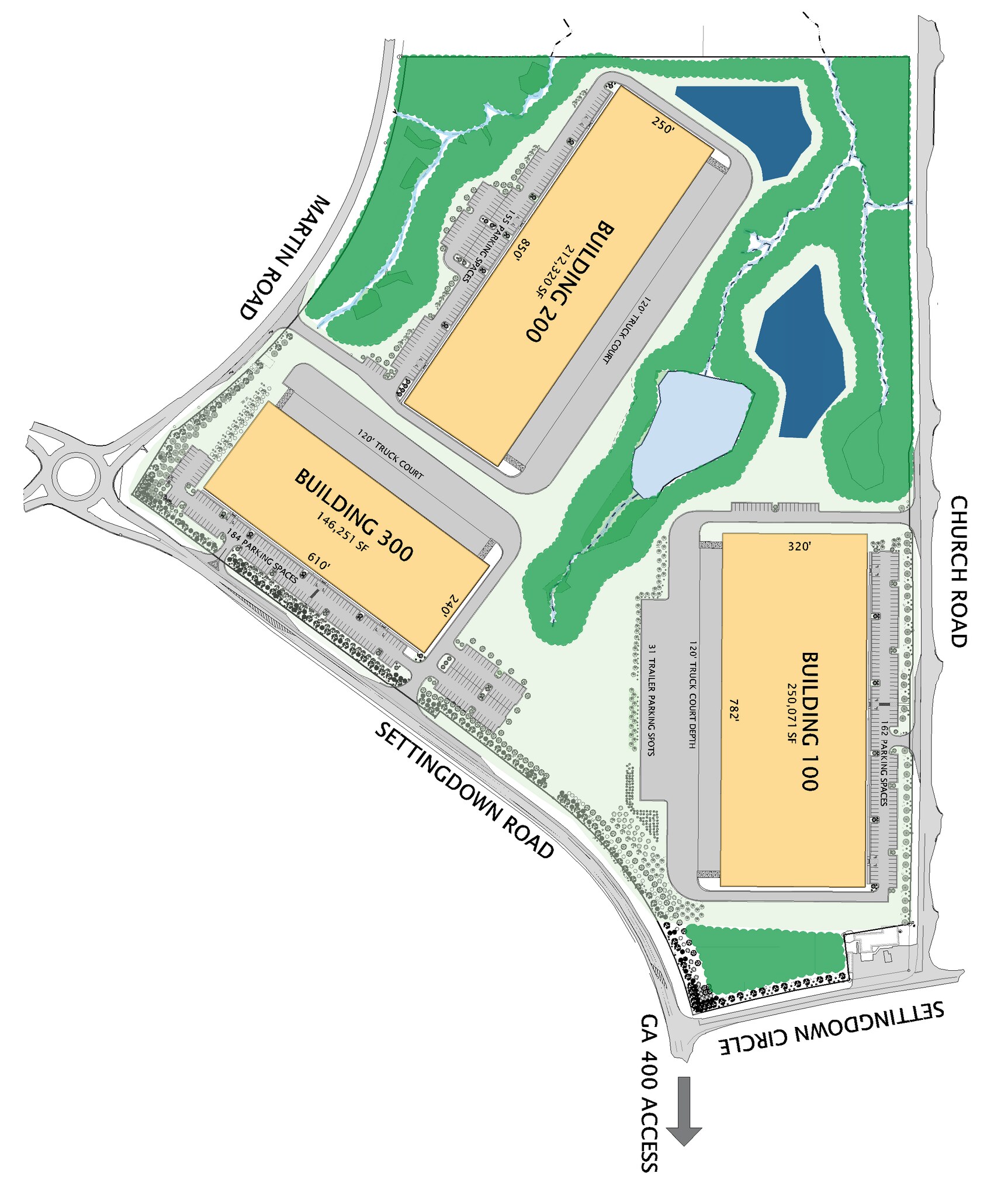 4165 Settingdown Rd, Cumming, GA à louer Plan de site– Image 1 sur 11