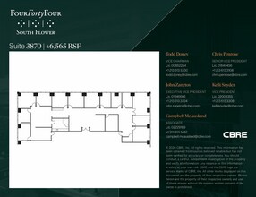 444 S Flower St, Los Angeles, CA à louer Plan d’étage– Image 2 sur 2