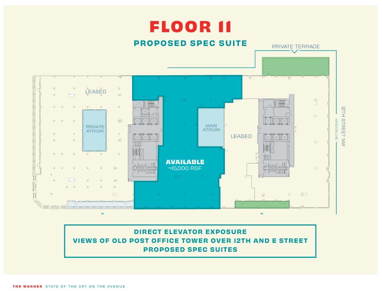 1299 Pennsylvania Ave NW, Washington, DC à louer Plan d’étage– Image 1 sur 1