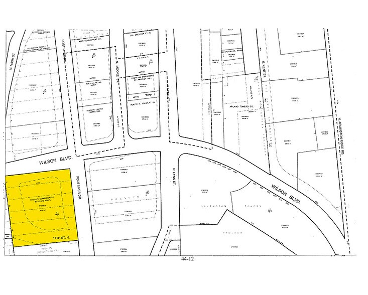 1300 Wilson Blvd, Arlington, VA à louer - Plan cadastral – Image 2 sur 16