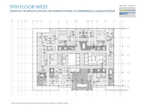 1301 K St NW, Washington, DC à louer Plan d’étage– Image 1 sur 2