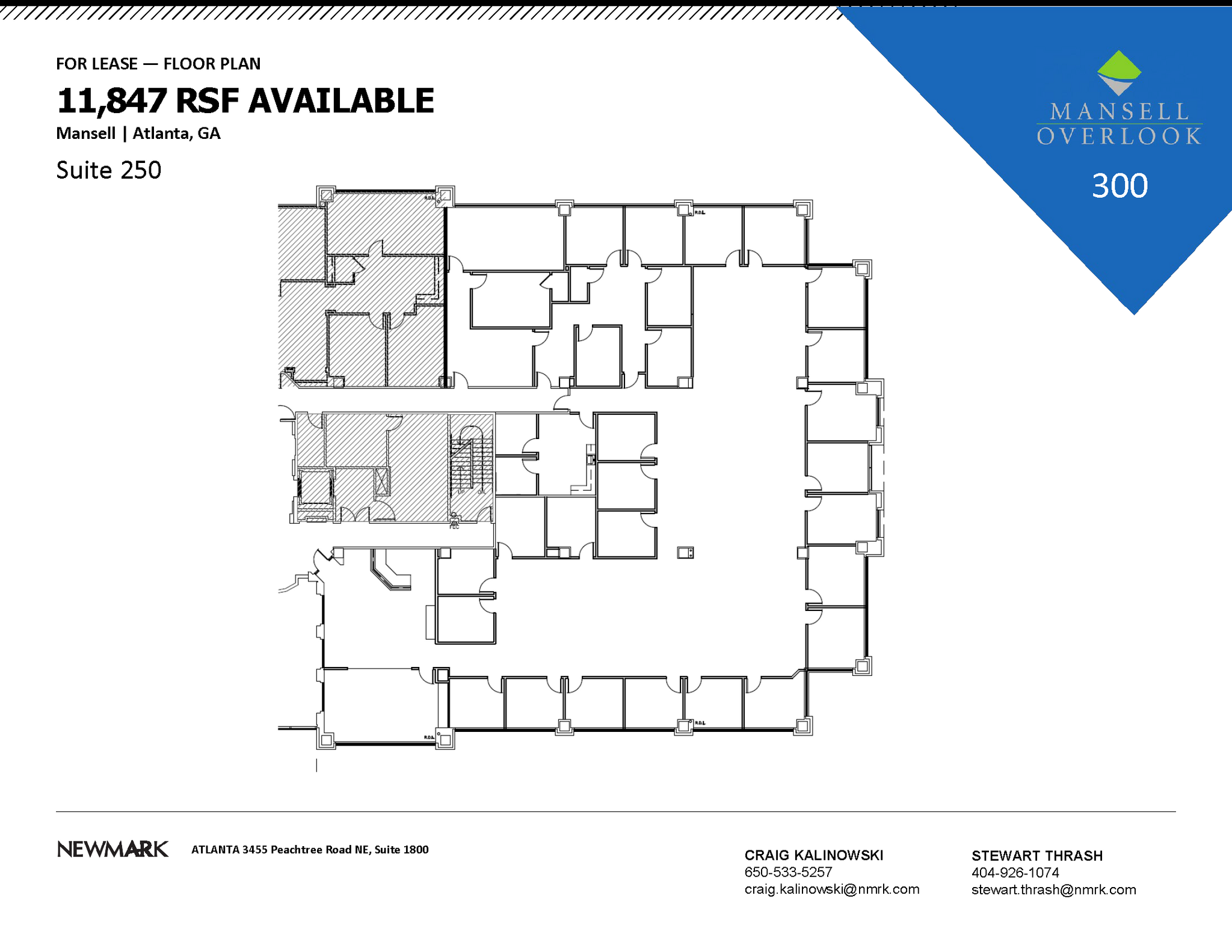 200 Mansell Ct E, Roswell, GA à louer Plan d’étage– Image 1 sur 1