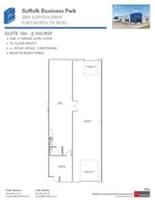 2901 Suffolk Dr, Fort Worth, TX à louer Plan d’étage– Image 1 sur 1