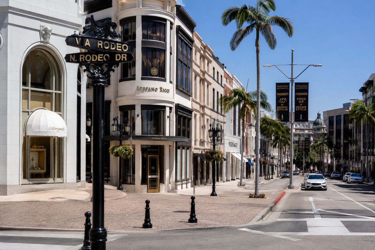 413-445 N Rodeo Dr, Beverly Hills, CA à louer Photo principale– Image 1 sur 2