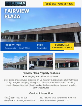Plus de détails pour 310 W North St, Kendallville, IN - Local commercial à louer