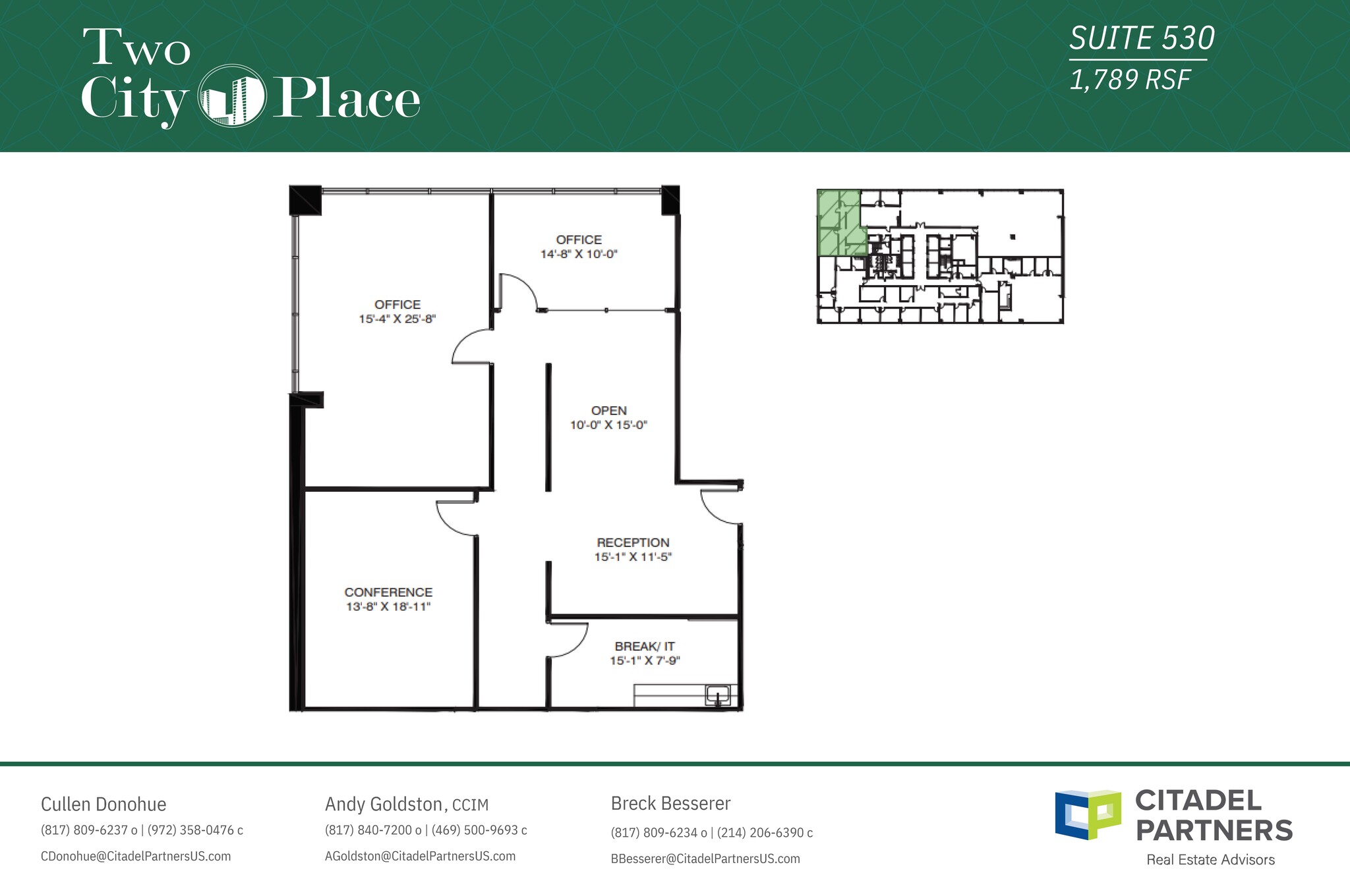 100 Throckmorton St, Fort Worth, TX à louer Plan d’étage– Image 1 sur 1