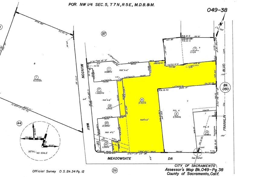 4020 Florin Rd, Sacramento, CA à vendre - Plan cadastral – Image 3 sur 10