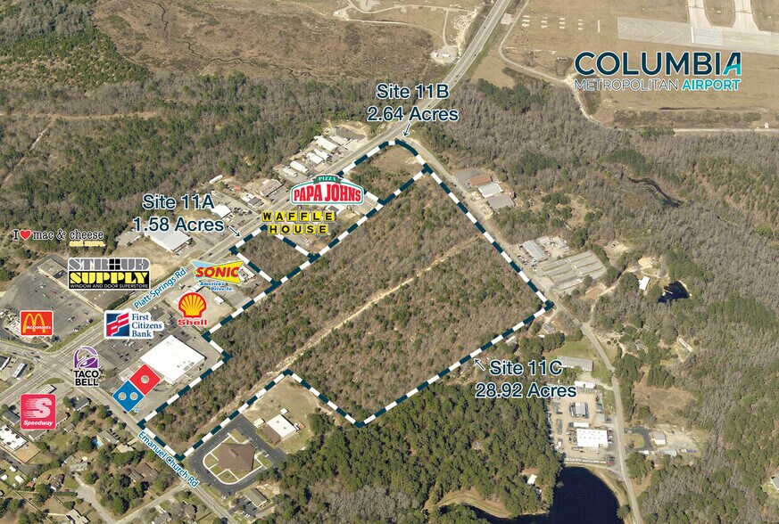 Platt Springs Rd and Lake Dogwood Dr, West Columbia, SC à vendre - Photo de l’immeuble – Image 1 sur 4