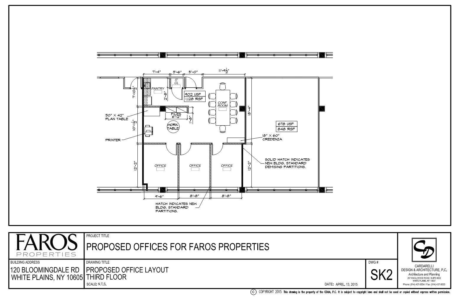 120 Bloomingdale Rd, White Plains, NY à louer Plan d’étage– Image 1 sur 1