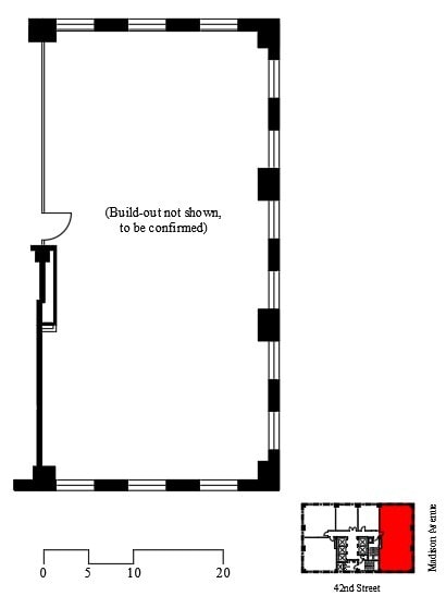 315 Madison Ave, New York, NY à louer Plan d’étage– Image 1 sur 1