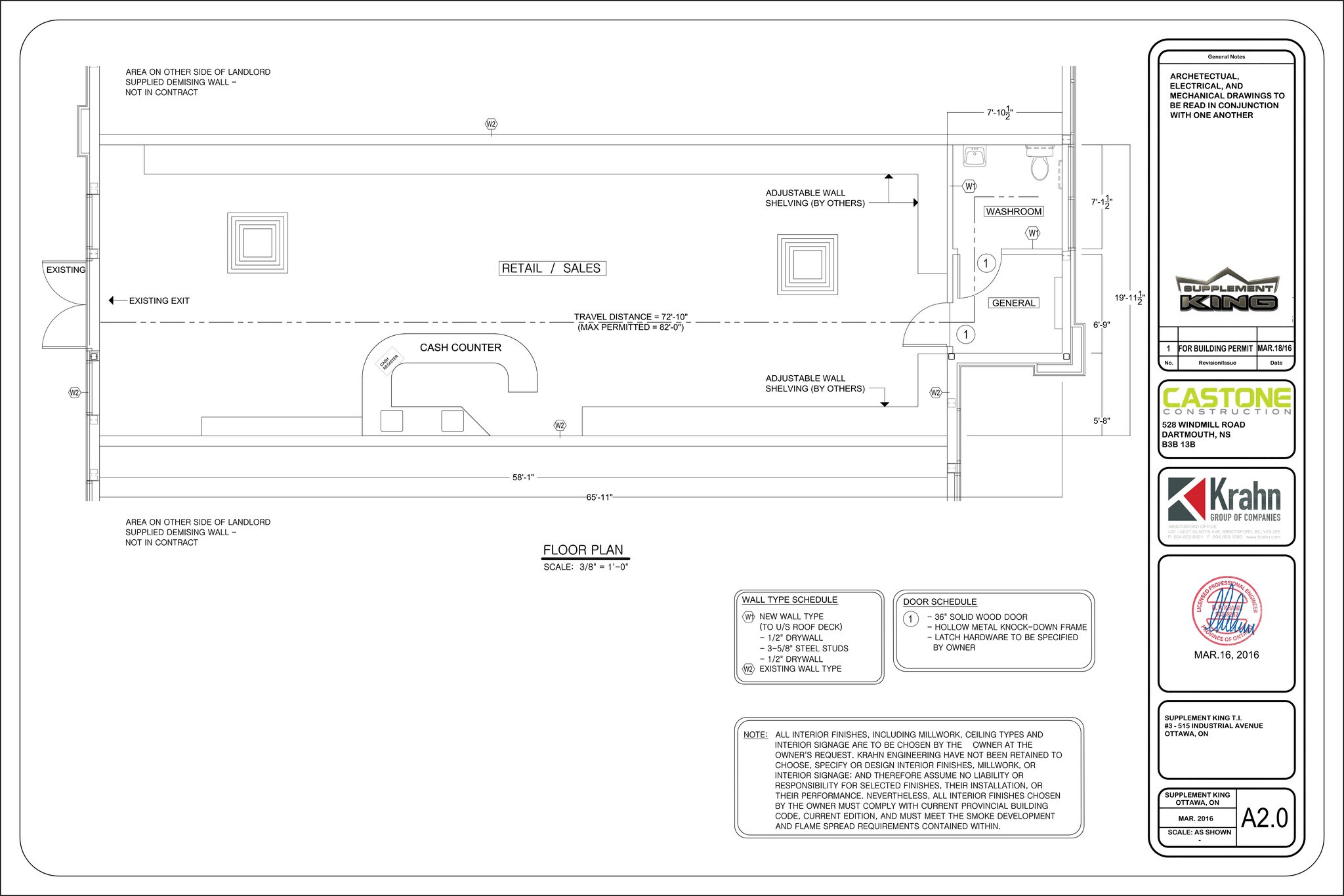 100 Trainyards Dr, Ottawa, ON à louer Plan d’étage– Image 1 sur 4