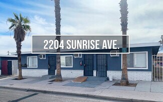 Plus de détails pour 2204 Sunrise Ave, Las Vegas, NV - Logement à vendre