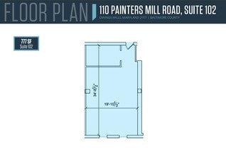 110 Painters Mill Rd, Owings Mills, MD à louer Plan d’étage– Image 1 sur 1