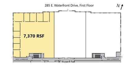 285 E Waterfront Dr, Homestead, PA à louer Plan d’étage– Image 1 sur 1