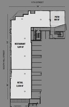 1100 S Hill St, Los Angeles, CA à louer Plan d’étage– Image 1 sur 1