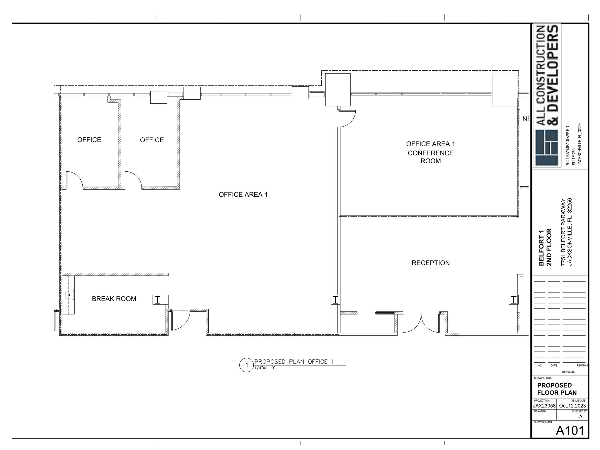 7751 Belfort Pky, Jacksonville, FL à louer Plan de site– Image 1 sur 1