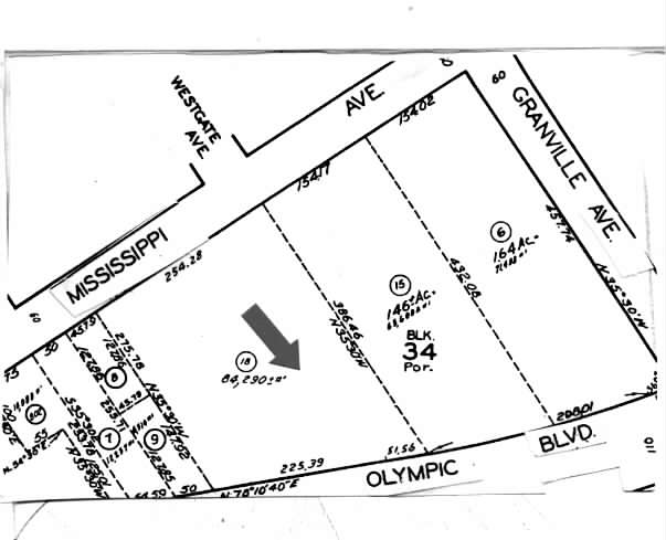 11835 W Olympic Blvd, Los Angeles, CA à louer - Plan cadastral – Image 2 sur 9