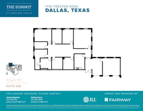 17101 Preston Rd, Dallas, TX à louer Plan d’étage– Image 1 sur 1