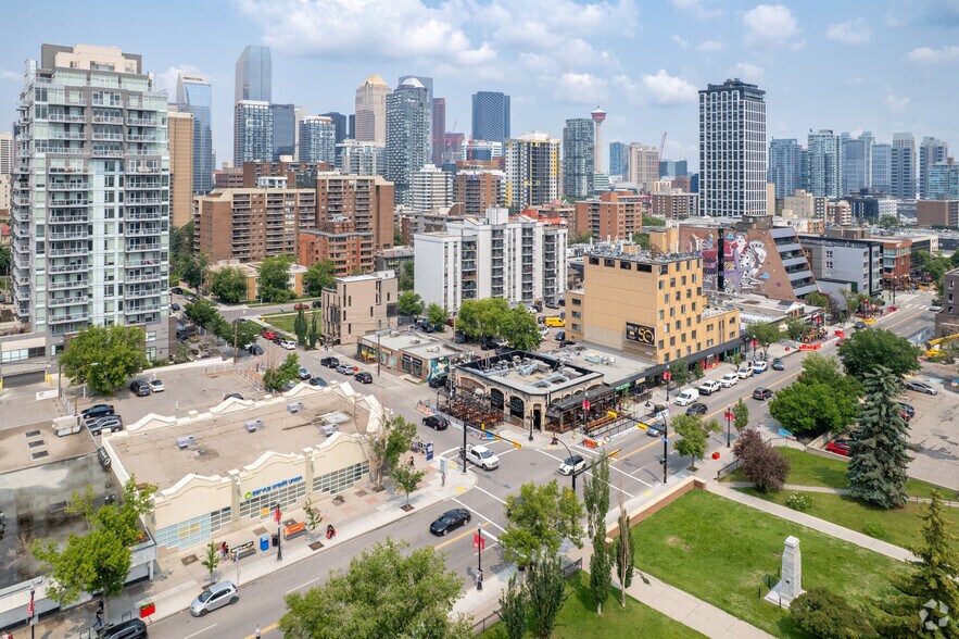 634-638 17th Ave SW, Calgary, AB à louer - Aérien – Image 2 sur 2