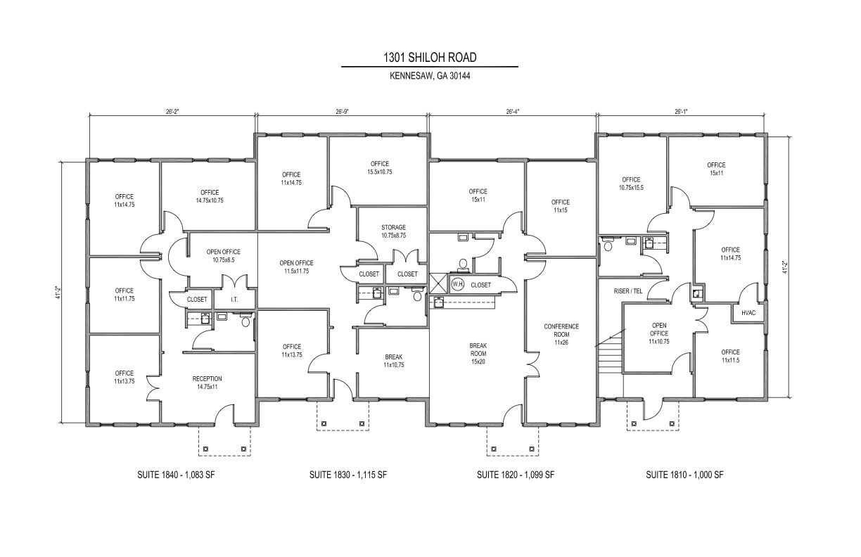 1301 Shiloh Rd NW, Kennesaw, GA 30144 - Lot 1810 - - Photo intérieure - Image 1 of 1