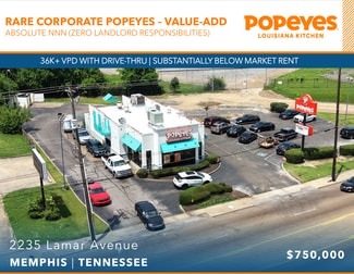 Plus de détails pour 2235 Lamar Ave, Memphis, TN - Local commercial à vendre
