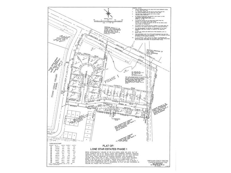 Up River Road & Deer Run, Corpus Christi, TX à vendre - Plan cadastral – Image 2 sur 2