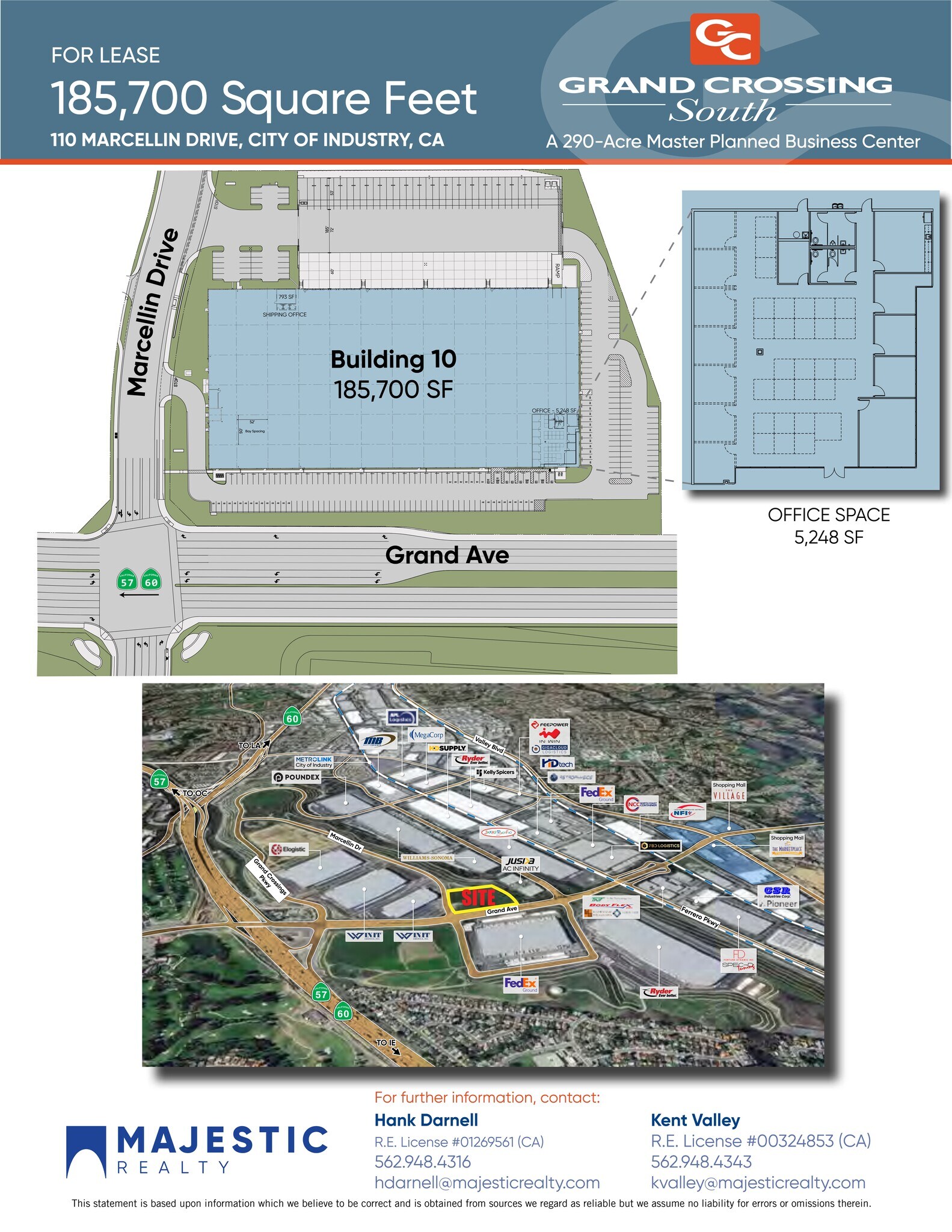 110 Marcellin Dr, City of Industry, CA à louer Plan de site– Image 1 sur 1