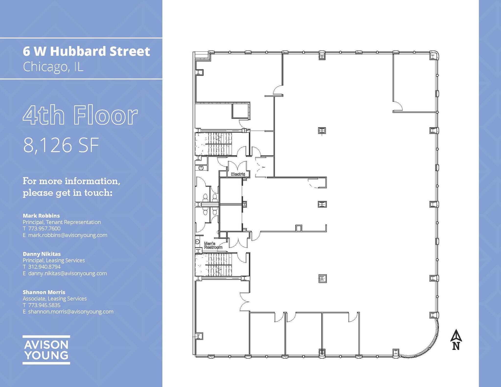 6 W Hubbard St, Chicago, IL à louer Photo intérieure– Image 1 sur 2