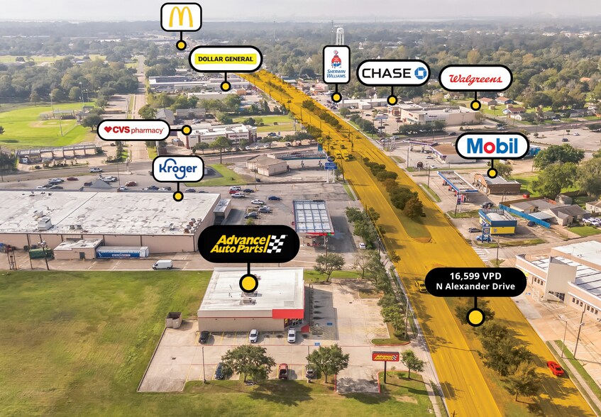 1722 N Alexander Dr, Baytown, TX à vendre - Photo de l’immeuble – Image 2 sur 5