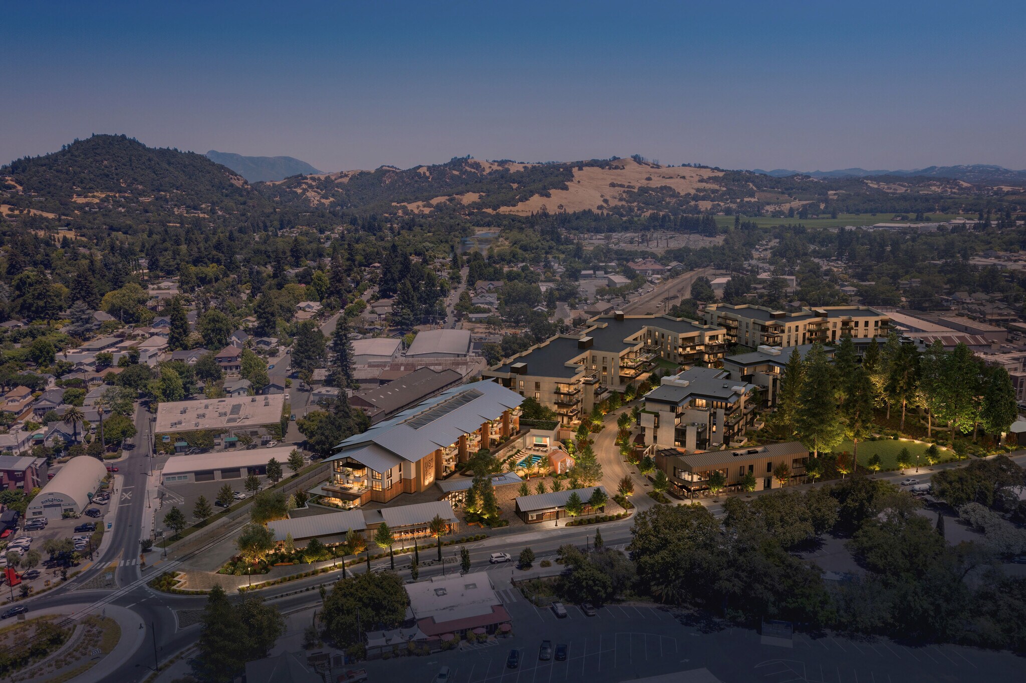 160 Healdsburg Ave, Healdsburg, CA à louer Photo principale– Image 1 sur 9