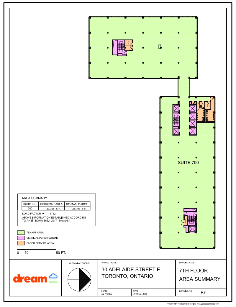 30 Adelaide St E, Toronto, ON à louer Plan d’étage– Image 1 sur 1