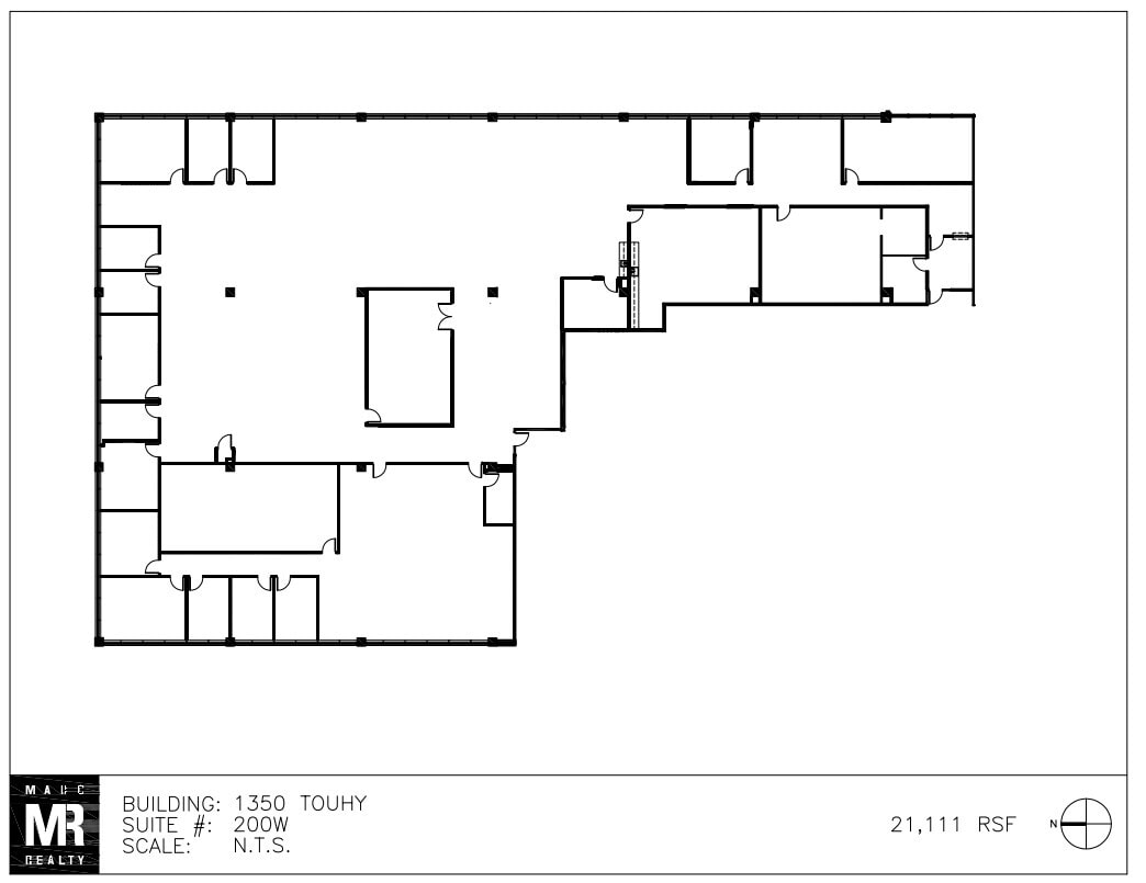 1350 E Touhy Ave, Des Plaines, IL à louer Plan d’étage– Image 1 sur 6