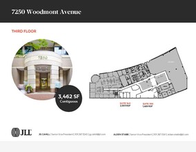 4801-4809 Bethesda Ave, Bethesda, MD à louer Plan d’étage– Image 2 sur 2