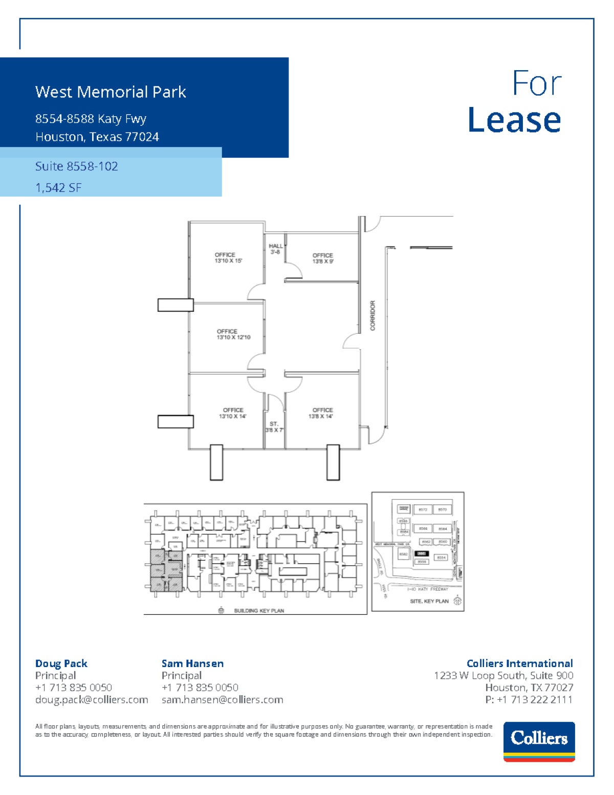 8554 Katy Fwy, Houston, TX à louer Plan d’étage– Image 1 sur 1