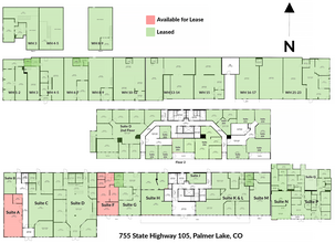 755 Highway 105, Palmer Lake, CO à louer Plan d’étage– Image 2 sur 2