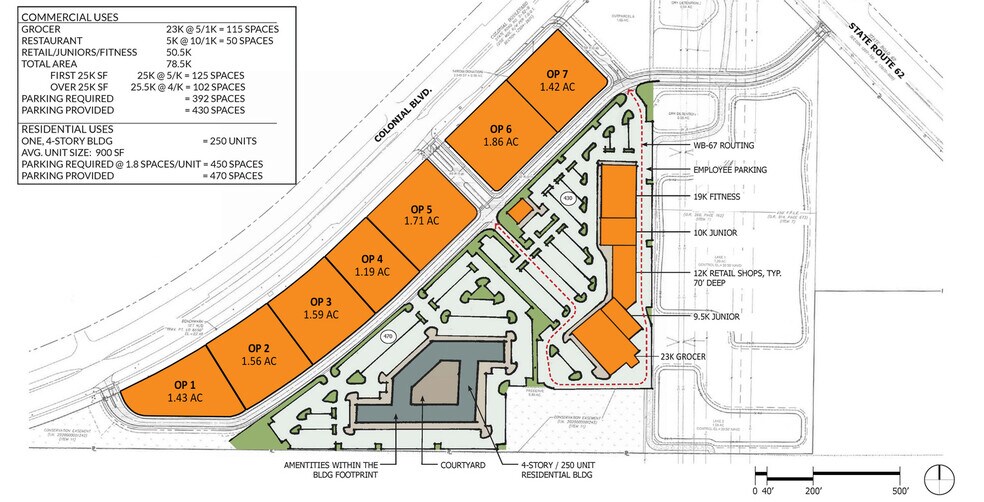 1100 Colonial Blvd, Fort Myers, FL à louer - Plan de site – Image 1 sur 1