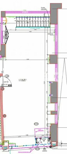 Local commercial dans La Rochelle à louer - Plan d’étage – Image 2 sur 2