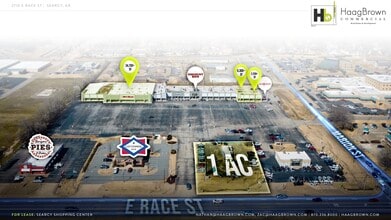 2702 E Race Ave, Searcy, AR - VUE AÉRIENNE  vue de carte - Image1