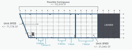 9011-9045 N Deerwood Dr, Brown Deer, WI à louer Plan d’étage– Image 1 sur 1