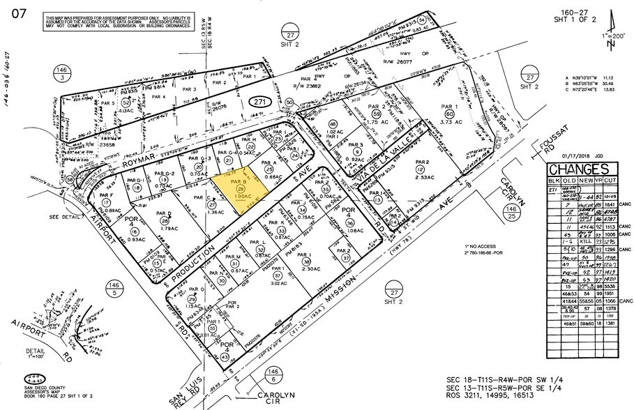 3242 Production Ave, Oceanside, CA à louer - Plan cadastral – Image 2 sur 3