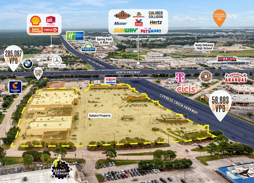 60-110 Cypress Creek Pky, Houston, TX à vendre - Photo de l’immeuble – Image 2 sur 11