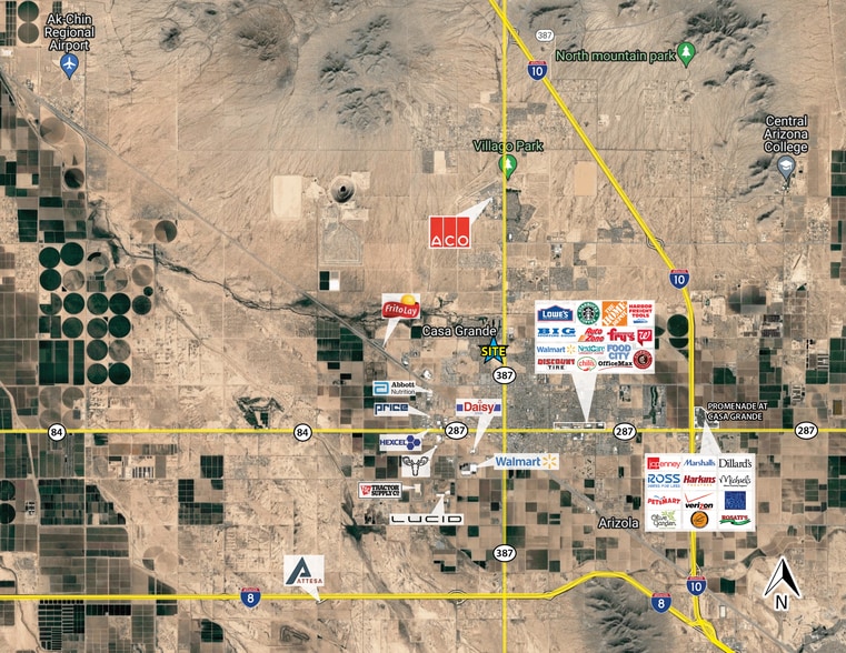 1865 N Pinal Ave, Casa Grande, AZ à louer - Aérien – Image 2 sur 4