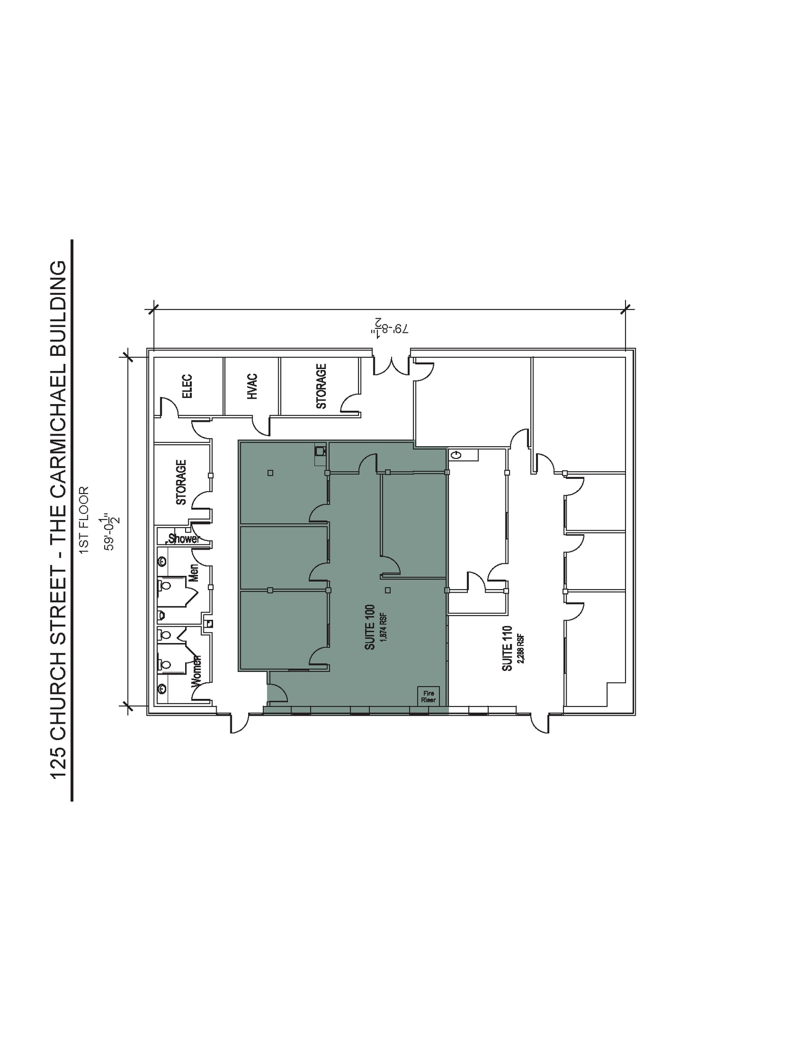 113 Church St, Marietta, GA à louer Plan d’étage– Image 1 sur 1