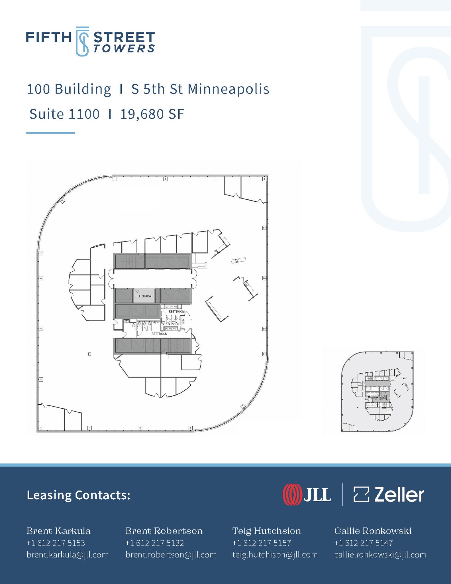100 S 5th St, Minneapolis, MN à louer Plan d’étage– Image 1 sur 1