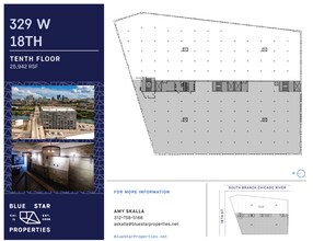329 W 18th St, Chicago, IL à louer Plan d’étage– Image 1 sur 4