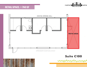 145 W Sunset Rd, El Paso, TX à louer Plan d’étage– Image 2 sur 2
