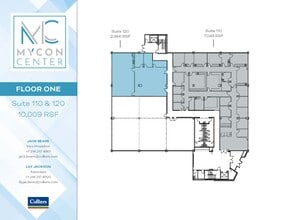 17311 N Dallas Pky, Dallas, TX à louer Plan d’étage– Image 2 sur 2