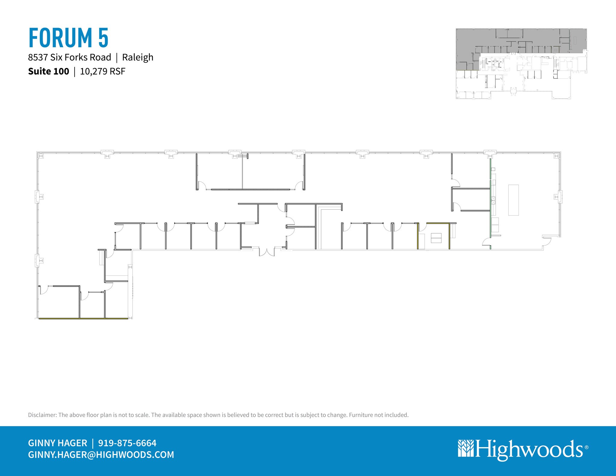 8537 Six Forks Rd, Raleigh, NC à louer Plan d’étage– Image 1 sur 1