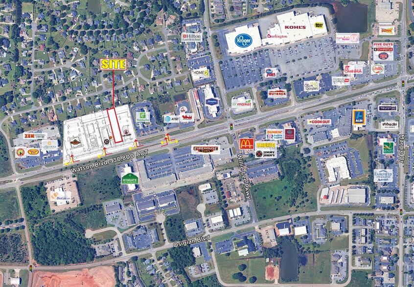 4040 Watson Blvd, Warner Robins, GA à louer - Photo de l’immeuble – Image 2 sur 3