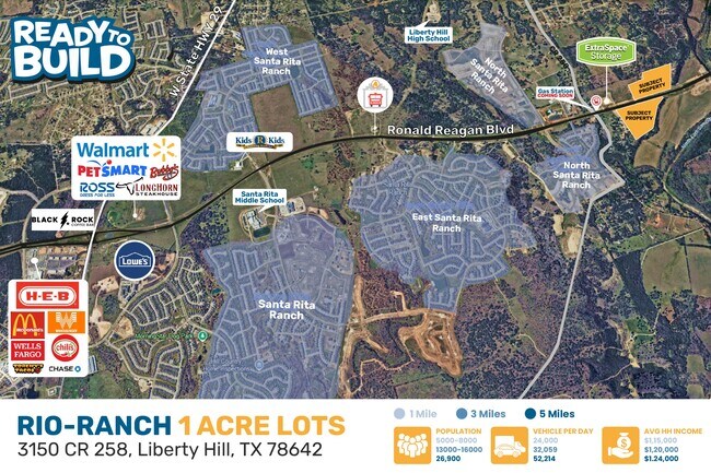 Plus de détails pour 3150 County Road 258, Liberty Hill, TX - Terrain à vendre